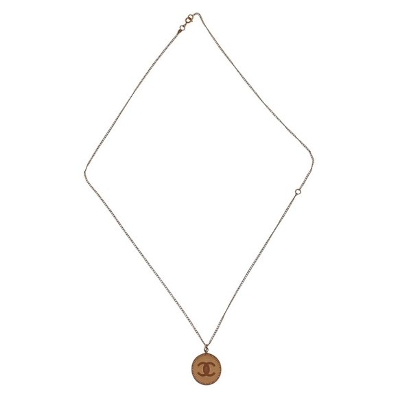 Chanel Coco Mark Gold Metal necklace - Picture 1 of 6